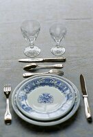 An elegant place-setting