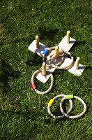 Garden game: quoits