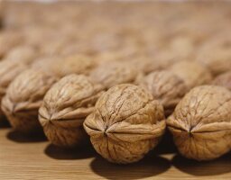 A large number of walnuts