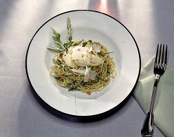 Trennkost (KH): Spaghetti mit Rucola -Pesto