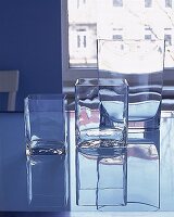 Drei viereckige Glasvasen, Vorherfoto für Bastelidee