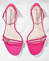 Pinke, flachen Sandalette 