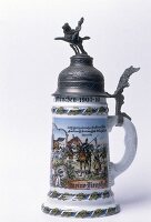 Historischer Bierkrug aus Franken 