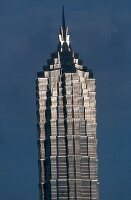 View of Jin Mao Tower with the Grand Hyatt Hotel, Shangai, China