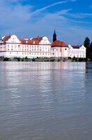 Schloss Neuhaus castle near river inn, Passau, Germany