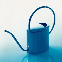 Close-up of Blue watering can