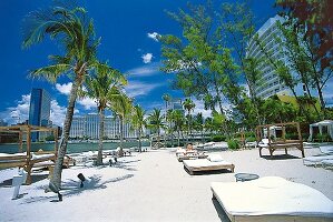 Hotel "Mandarin Oriental" mit Blick auf Miami, Florida