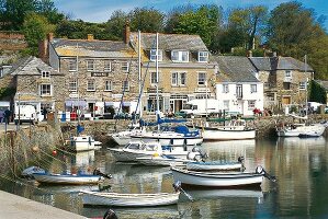 Das Hafenstädtchen Padstow, Cornwall England