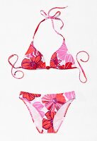 Freisteller: Triangel-Bikini, pinkrot