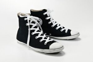 Freisteller, Chucks schwarz 