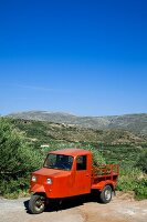 Kreta: Dreirad, rot 