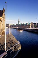 View of Borsen on Slotsholmen in Copenhagen, Denmark