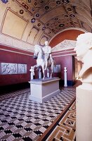 Different statues in Thorvaldsen Museum at Copenhagen, Denmark