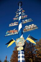 München, Maibaum auf dem Viktualienm arkt, Nr. 4