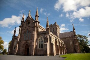 Facade of St Patrick's Cathedral, Armagh, Ireland, UK