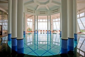 Indoor pool of Kempinski Hotel Barbaros Bay in Turkey