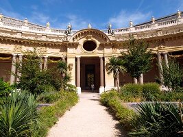 Courtyard of Petit Palais Museum in Paris, France