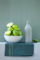 A bowl of limes