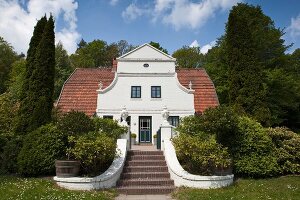 Facade of Heinrich-Vogeler-Museum in Worpswede, Lower Saxony, Germany