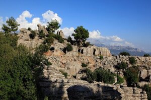 Selge: Berglandschaft, Felsforma- tionen, Übersicht