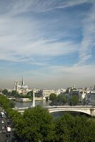 Paris: Stadtansicht, Île Saint Louis Seine, Brücke.