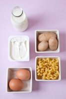 Haysche Trennkost: Kartoffeln, Nudel n getrennt von Eiern, Milch