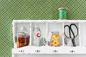 Jars of pickled tomatoes and garlic as gifts