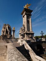 Pont Alexandre III over Seine river in Paris, France