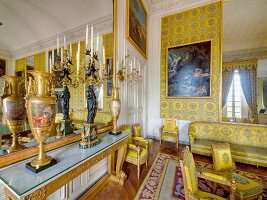 Living room of Versailles Palace in France