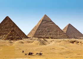 Ägypten, Gizeh, Pyramiden von Gizeh, Aufmacher