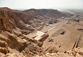 Ägypten, Luxor, Deir el-Bahari, Hatschepsut- und Mentuhotep-Tempel