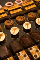 Different types of pastry on display at Franche-Comte, Arbois