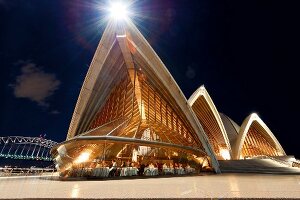 View of Opera House in Sydney, New South Wales, Australia