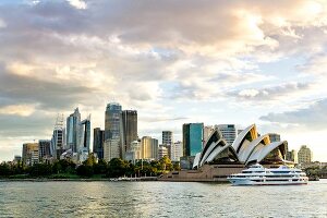 View of Opera House in Sydney, New South Wales, Australia