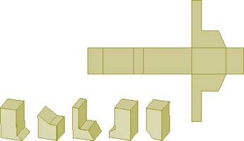 Brainteaser, Intelligenzübung logisches Denken, Faltvorlage