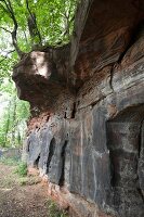 Saarland, Saarbrücken, am Halberg, Mithrashöhle