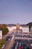 Saarland, Saarbrücken, Saarbrücker Schloss, Schlossplatz, Abendlicht