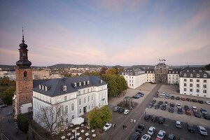 Saarland, Saarbrücken, Saarbrücker Schloss, Schlossplatz, Sclosskirche