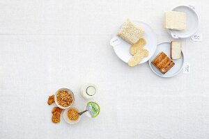 Verschiedene Soja- und Tofuprodukte