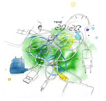 Illustration, Kabelgewirr, Stecker, Kabel, Technik, technisch