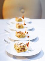 Streuselkuchen vom Elstar-Apfel mit Maronen, Kuchen, Streuselkuchen