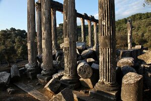 Türkei, Türkische Ägäis, Antike, Euromos, Zeustempel, Ruine