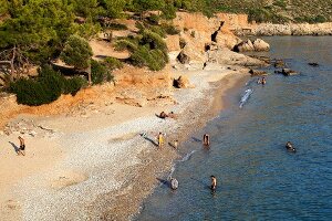 People at Dataca and Knidos in Resadiye Peninsula, Turkey