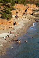 People at Dataca and Knidos in Resadiye Peninsula, Turkey