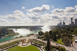 Kanada, Niagara Falls, Blick vom Sheraton Hotel, 11 Stock