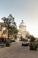 Bonsecours Market at Rue Saint Paul, Montreal, Canada