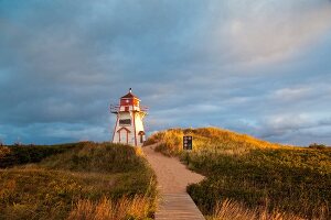 Kanada, Prince-Edward-Island- Nationalpark, Leuchtturm am Covehead