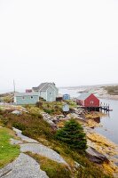 View of Peggy's Cove Fishing Village, Nova Scotia, Canada