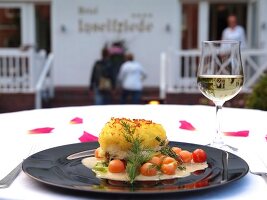 Food speciality of Hotel Inselfrieden, Spiekeroog, Lower Saxony, Germany