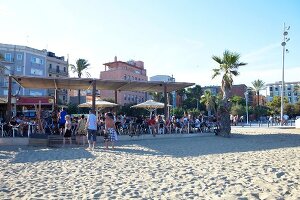 Barcelona, Strand, Bar, Beachbar, Princesa 23, Promenade